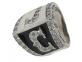 Кольцо, серебро 925, циркон,эмаль 001 02 21-00166 2010 г инфо 7454w.
